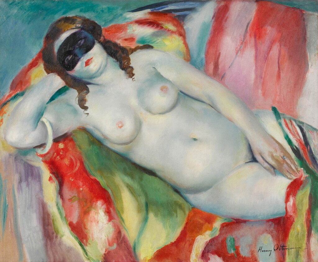 View full screen - View 1 of Lot 78. HENRI OTTMANN | NU AU MASQUE.