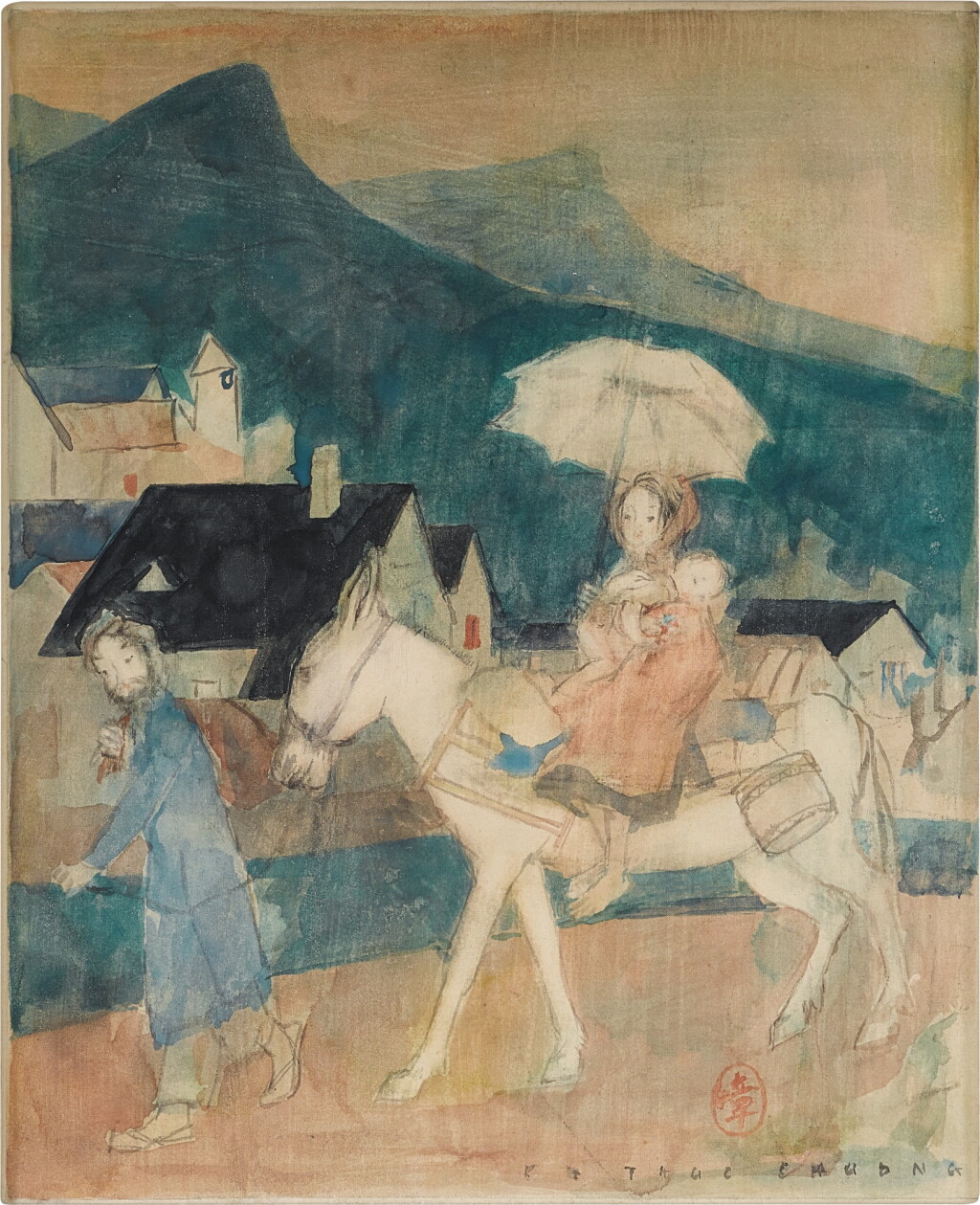 View full screen - View 1 of Lot 1274. Pham Thuc Chuong | Family 家庭.