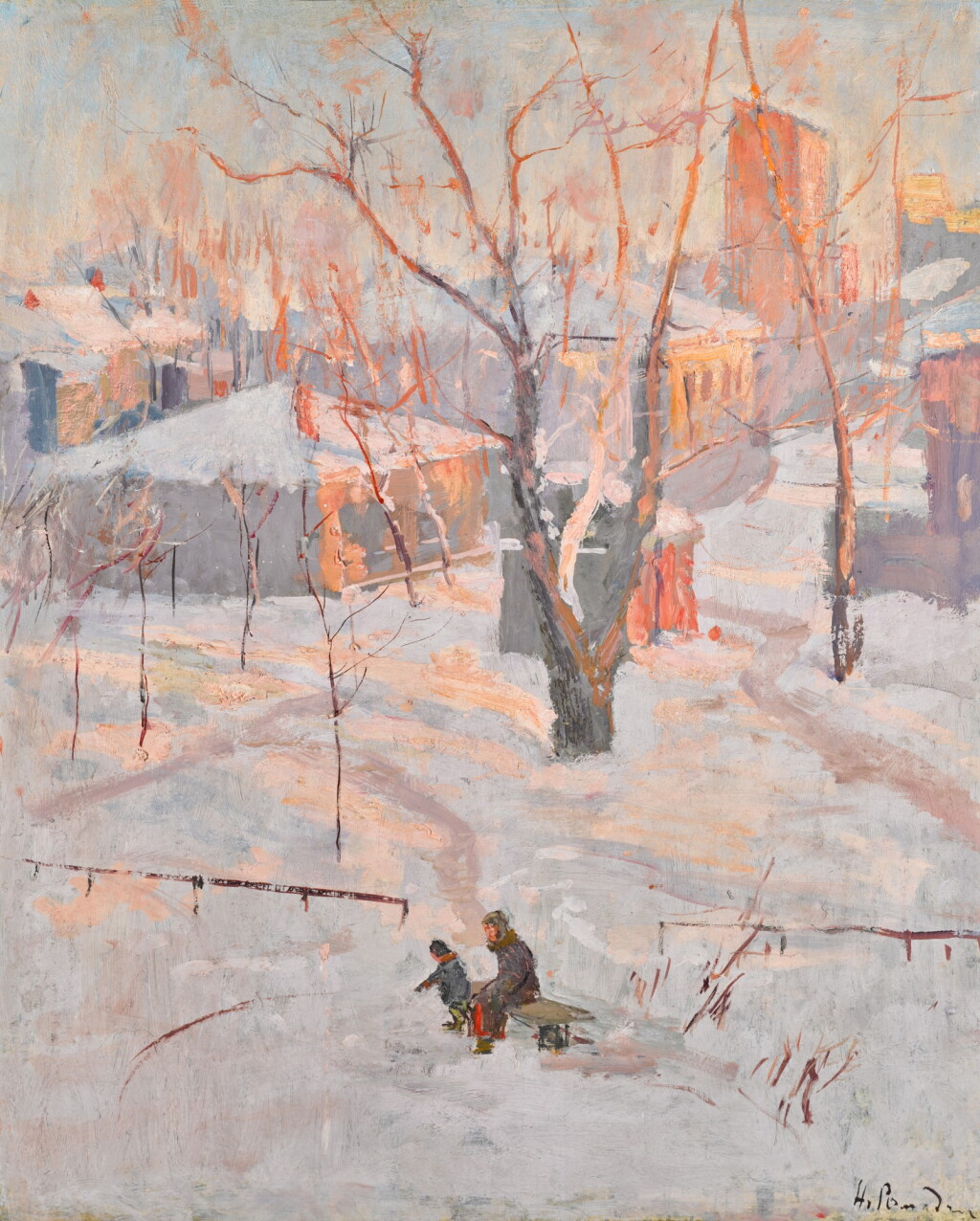 View full screen - View 1 of Lot 148. Courtyard in Moscow.
