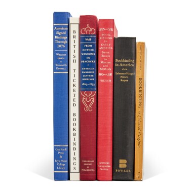 View full screen - View 1 of Lot 141. Book production - Bookbinding - History - United States.