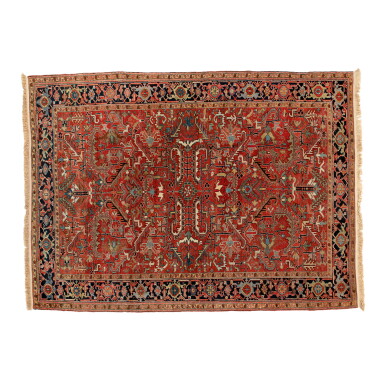 View full screen - View 1 of Lot 582. A HERIZ CARPET, NORTHWEST PERSIA, CIRCA 1920.