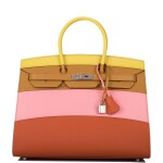 HERMÈS | SUNRISE RAINBOW SELLIER BIRKIN 35CM IN EPSOM LEATHER WITH PALLADIUM HARDWARE