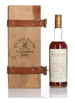The Macallan 25 Year Old Anniversary Malt 43.0 abv 1968 (1 BT 75cl)
