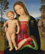 The Virgin and Child in a landscape