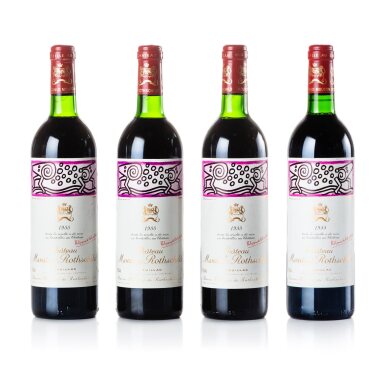 View full screen - View 1 of Lot 1103. Château Mouton Rothschild 1988 (4 BT).