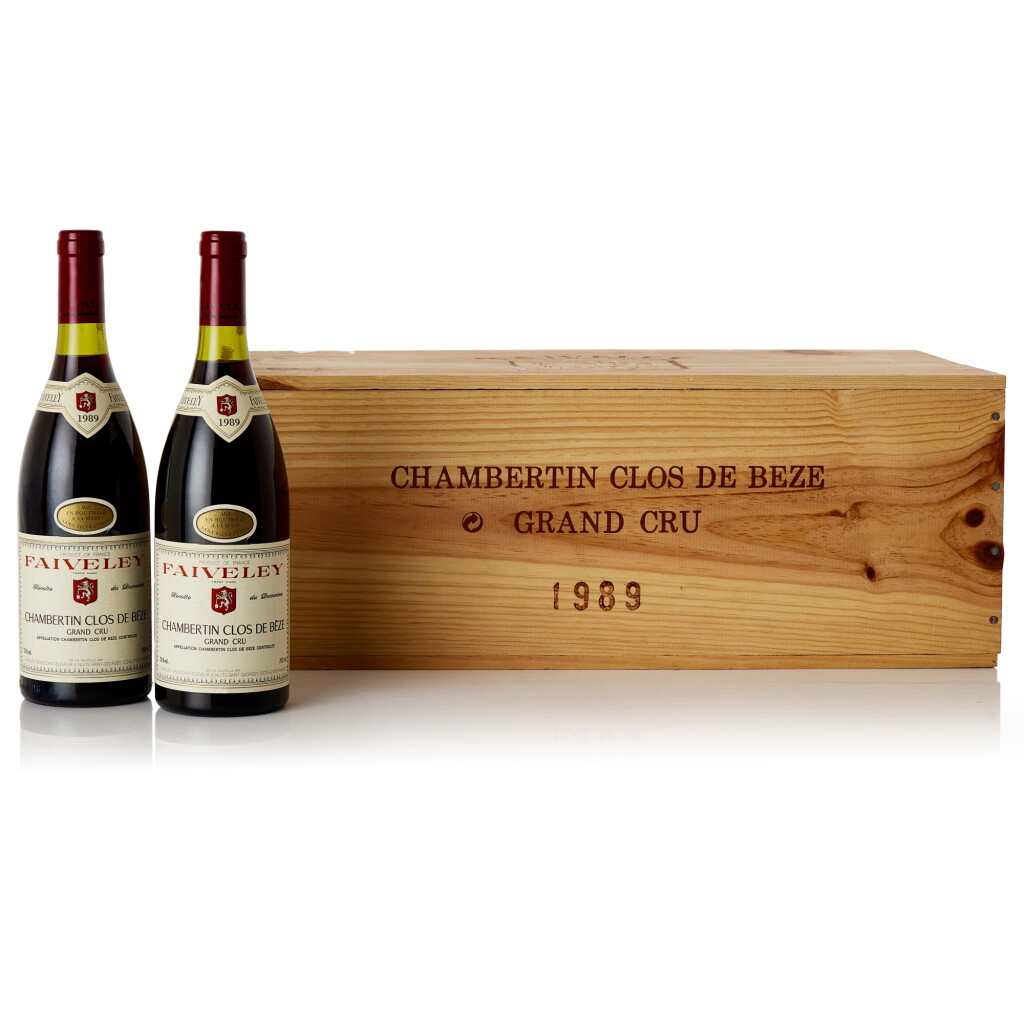 View full screen - View 1 of Lot 9544. Chambertin, Clos de Bèze 1989 Faiveley (12 BT).