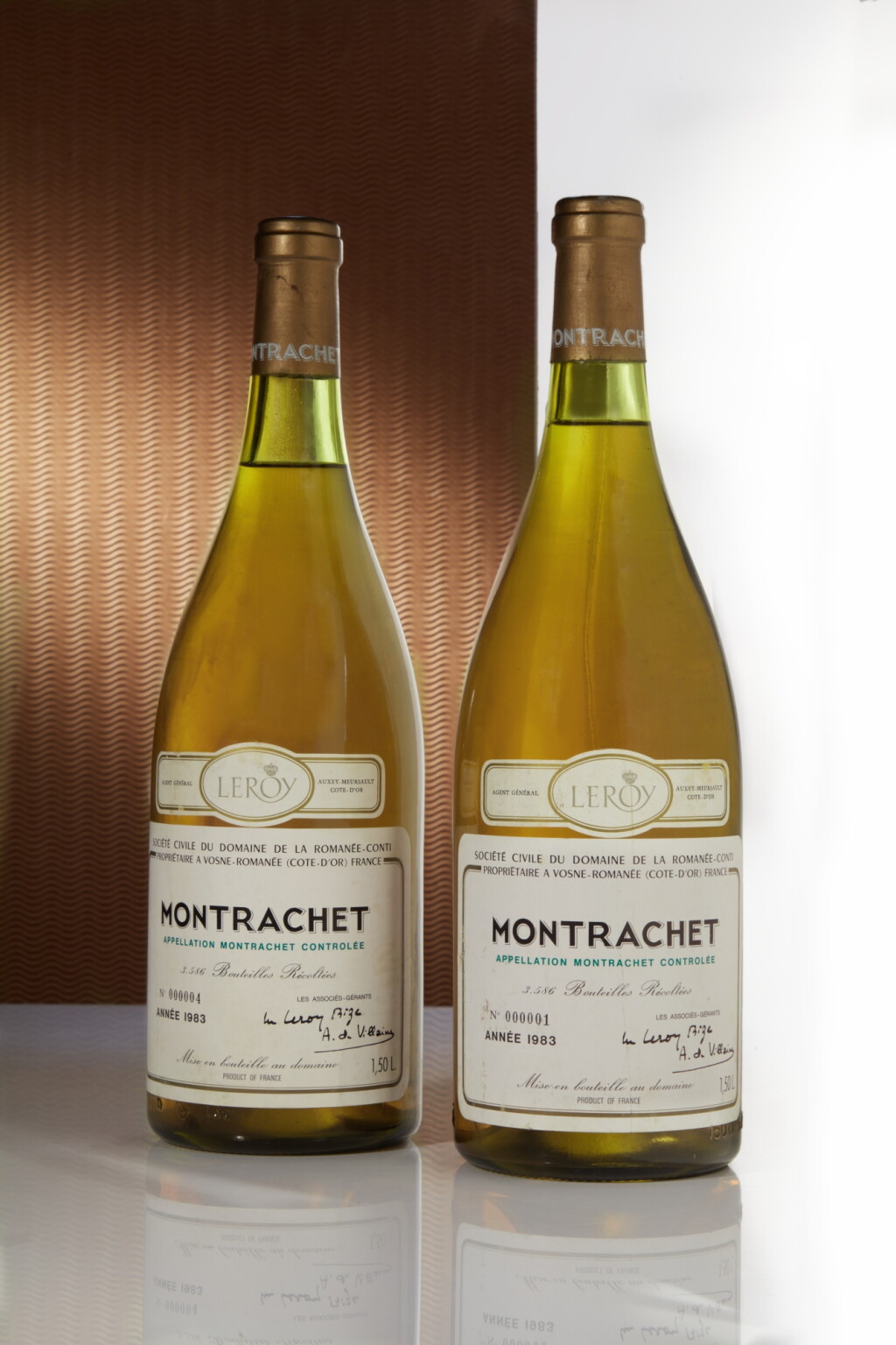View full screen - View 1 of Lot 59. Montrachet 1983 Domaine de la Romanée-Conti (2 MAG) .