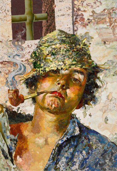 View full screen - View 1 of Lot 7. An Italian pietre dure panel, Florence, by Mario Montelatici after a painting by Vincenzo Irolli, 1931.