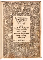 Caesar, Comentarios, Alcala de Henares, Miguel de Eguia, 1529, modern calf