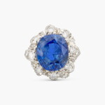 Sapphire and Diamond Ring