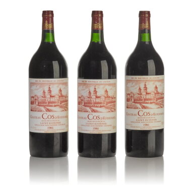 View full screen - View 1 of Lot 57. Château Cos d'Estournel 1986 (6 MAG).