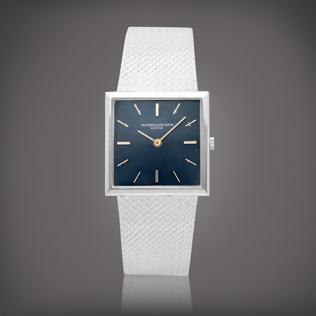 View full screen - View 1 of Lot 968. Reference 6290 | A white gold bracelet watch, Circa 1970 | 江詩丹頓 | 型號6290 | 白金鏈帶腕錶,約1970年製.
