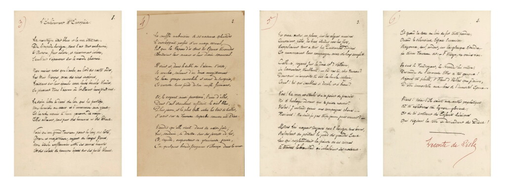 View full screen - View 1 of Lot 100. The Abduction of Europa, published in "Derniers Poèmes" in 1895.