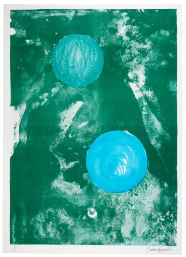 View full screen - View 1 of Lot 95. DAME BARBARA HEPWORTH | SUN AND MARBLE.