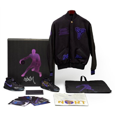 View full screen - View 1 of Lot 13. Kobe Bryant Signed | Nike Zoom Kobe 1 x Stash x Nort Sample | Size 10.5.