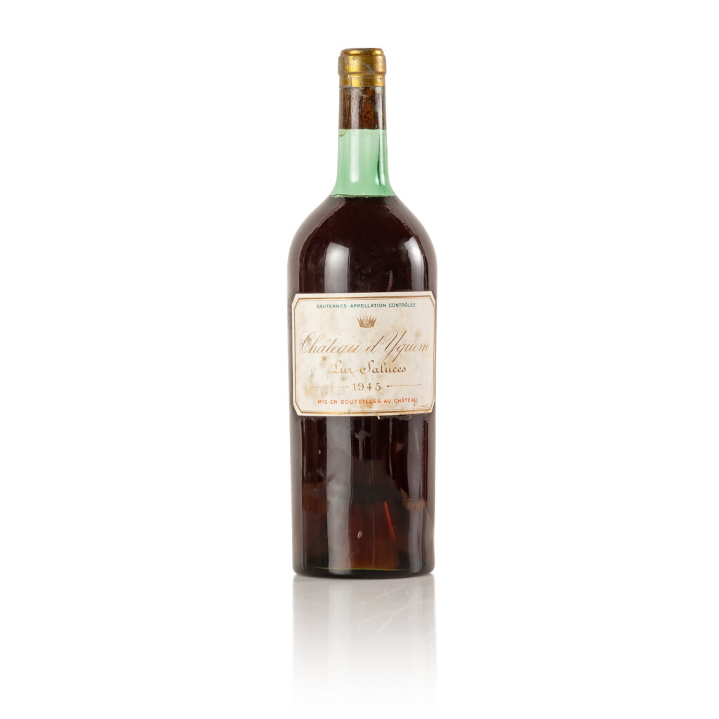 View full screen - View 1 of Lot 455. Château d'Yquem 1945 (1 MAG).