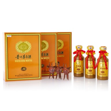 View full screen - View 1 of Lot 8397. 2023年產 30年貴州茅台酒 Kweichow Moutai Aged 30 Years 2023 (3 BT50).