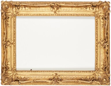 View full screen - View 1 of Lot 48. An 18th century French Rococo carved giltwood frame.