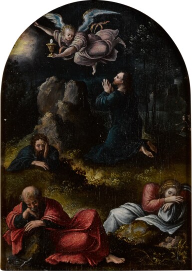 View full screen - View 1 of Lot 111. Christ in the Garden of Gethsemane.