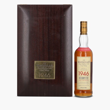 View full screen - View of The Macallan Select Reserve 52 Year Old 40.0 abv 1946 (1 Bottle 70cl).