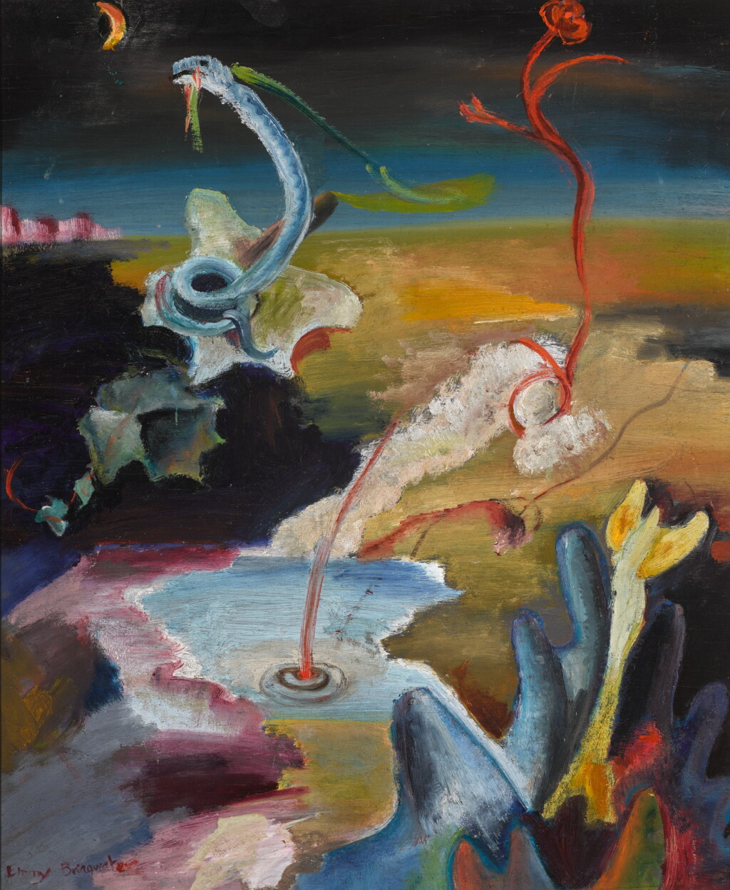 View full screen - View 1 of Lot 139. EMMY BRIDGWATER | A RED, RED ROSE.
