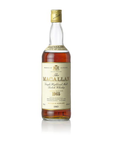 View full screen - View 1 of Lot 6004. The Macallan 17 Year Old 43.0 abv 1965 (1 BT).