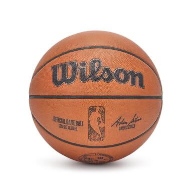 View full screen - View 1 of Lot 50. Game Issued 2024-2025 Golden State Warriors v. Oklahoma City Thunder Basketball.