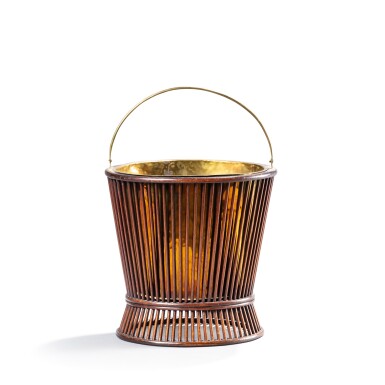 View full screen - View 1 of Lot 56. An English mahogany oval coal bucket, circa 1810.