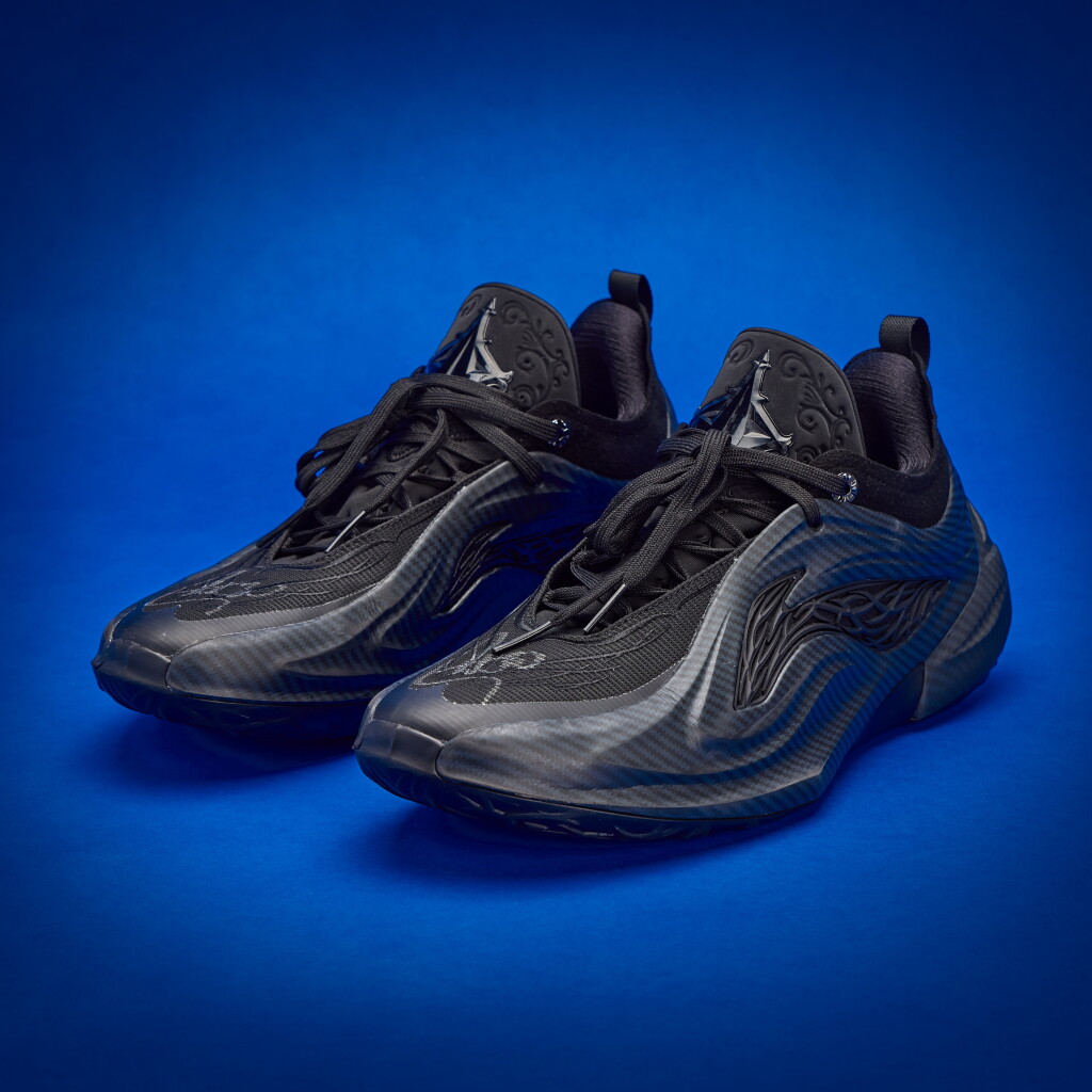View full screen - View 1 of Lot 5. Stephen Curry 2025-2026 Game Worn Dual-Signed Li-Ning Jimmy Butler 4 'Dark Knight' | 38 Points | Nine Three-Pointers.