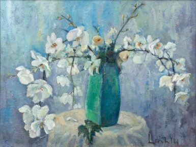 View full screen - View 1 of Lot 23. Huynh Thị Nhat Linh, Orchids | 黃氏一靈, 蘭花.