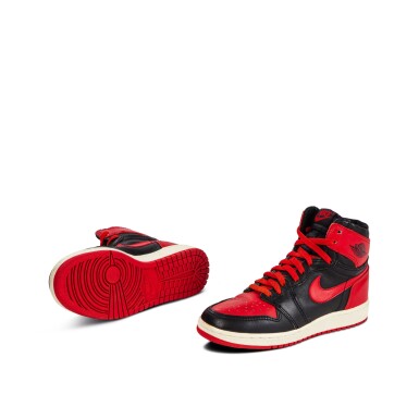 View full screen - View 1 of Lot 829. Nike Sky Jordan 1 1985 | Size 5 (Y).