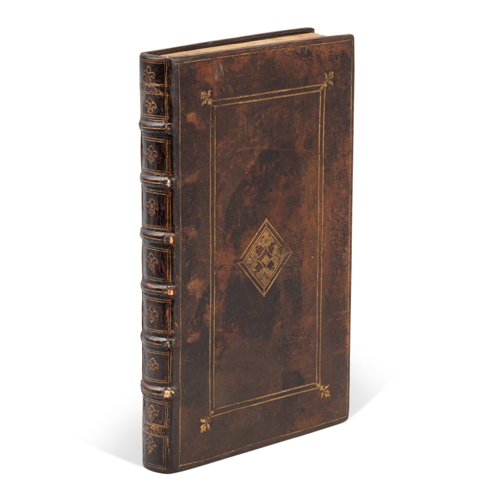 View full screen - View 1 of Lot 119. Ammonios Hermiae, Commentaria, Venice, Aldus, 1503, contemporary French calf.