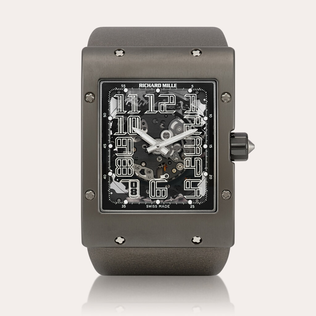 View full screen - View 1 of Lot 2250. RM016 A titanium skeletonised wristwatch with date, Circa 2011 | RM016 | 鈦金屬鏤空腕錶,備日期顯示,約2011年製.