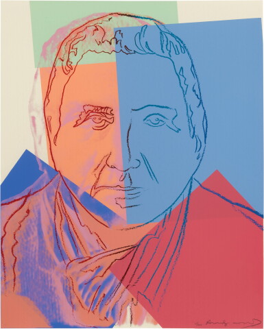 View full screen - View 1 of Lot 300. ANDY WARHOL | GERTRUDE STEIN (F. & S. II.227).