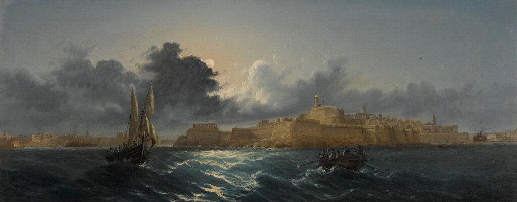 View full screen - View 1 of Lot 455. View of Fort Ricasoli, Malta.