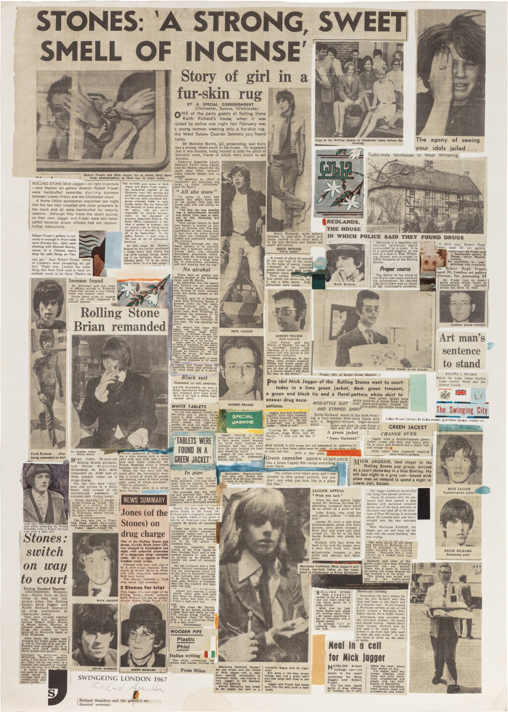 View full screen - View 1 of Lot 385. Swingeing London 67 - Poster (Lullin 69).