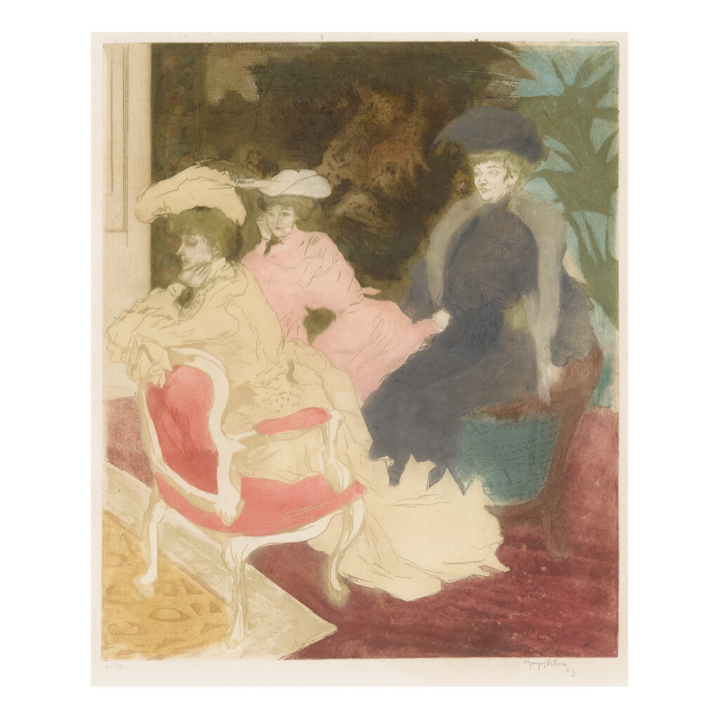 View full screen - View 1 of Lot 170. JACQUES VILLON | COMÉDIE DE SOCIÉTÉ (G. & P. 75).