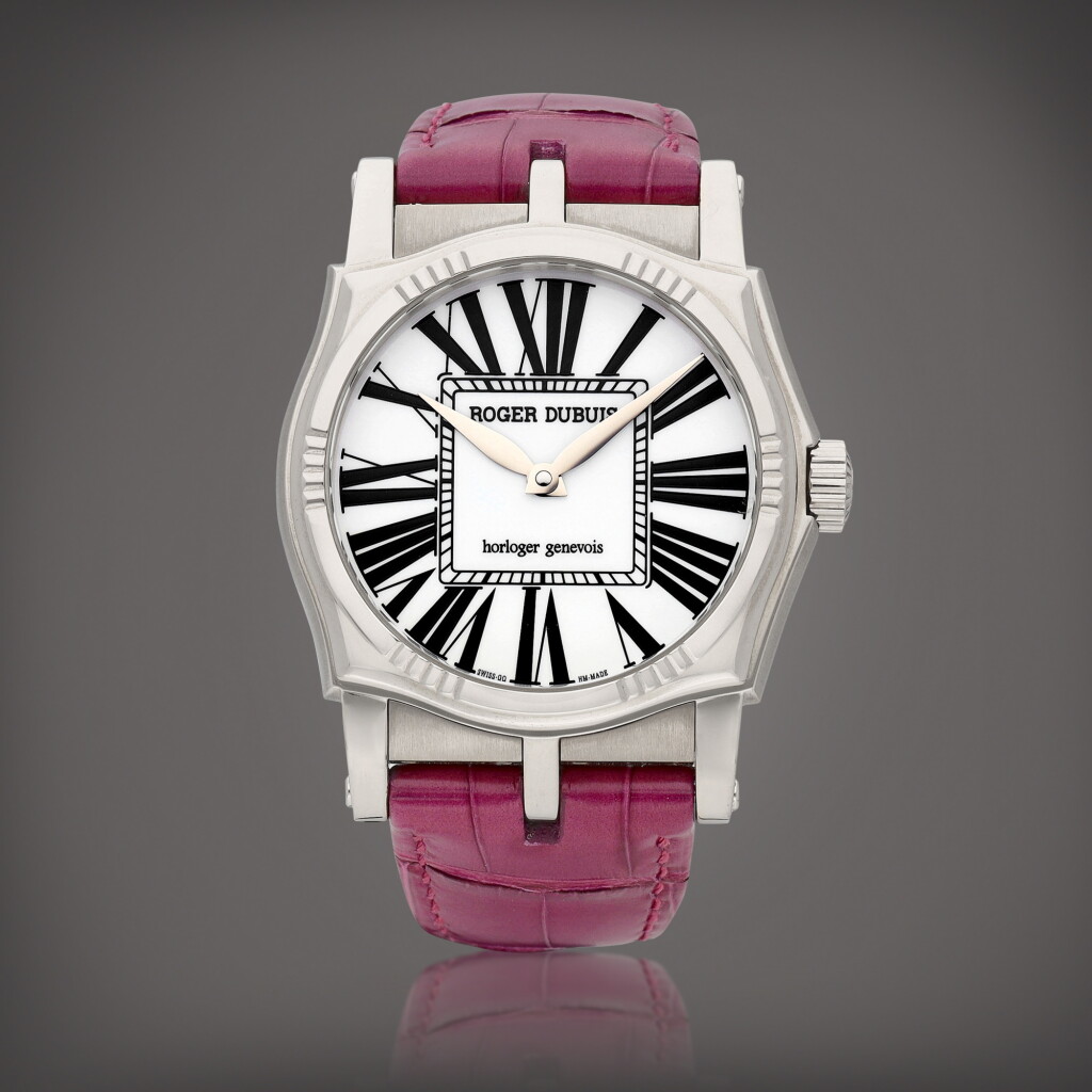View full screen - View 1 of Lot 8894. Sympathie, Reference SY40 14 0 1C.7A | A limited edition white gold wristwatch, Circa 2006 | 羅杰杜彼 | Sympathie 型號SY40 14 0 1C.7A | 限量版白金腕錶,約2006年製.