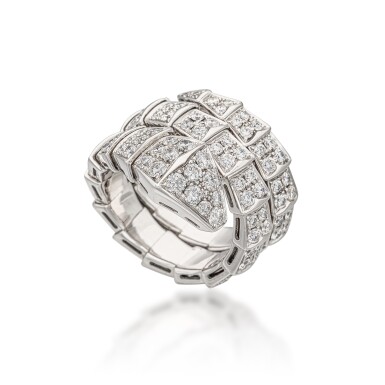 View full screen - View 1 of Lot 1798. 'SERPENTI VIPER' DIAMOND RING | 寶格麗 | 鑽石 'SERPENTI VIPER' 戒指.