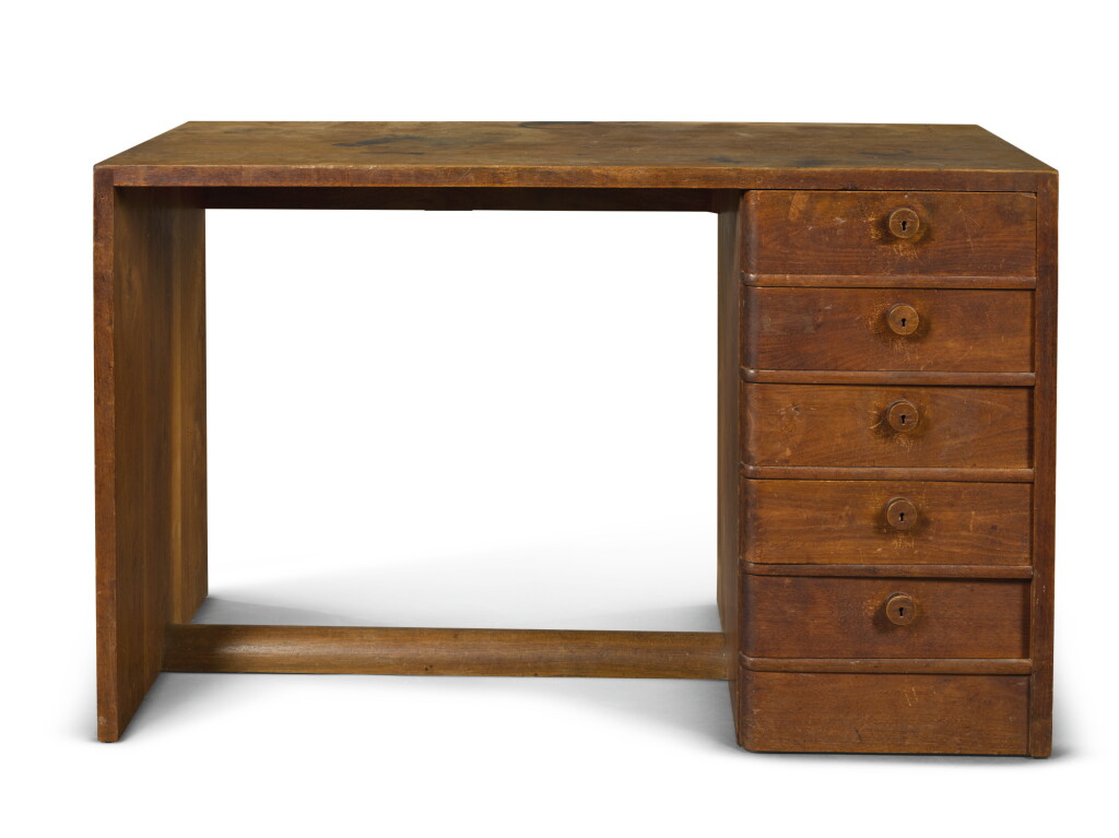 View full screen - View 1 of Lot 4. HIS WRITING DESK, 193Os.