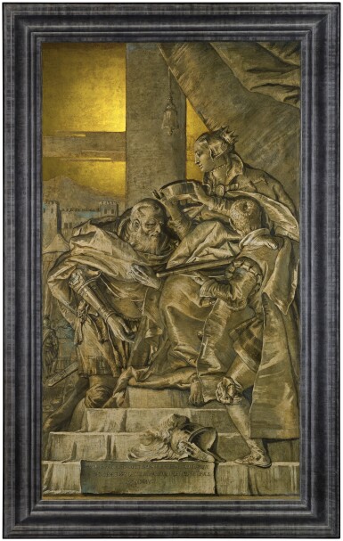 View full screen - View 5 of Lot 18. A Set of Six Paintings depicting the Celebrated Deeds of the Porto Family of Vicenza.