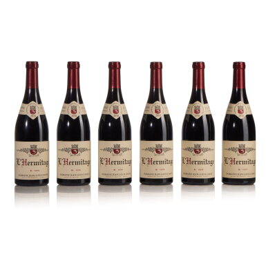 View full screen - View 1 of Lot 490. Hermitage Rouge 2018 Jean-Louis Chave (6 BT).
