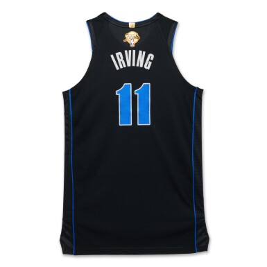 View full screen - View 1 of Lot 5. Kyrie Irving Dallas Mavericks 2024 NBA Finals Game Worn City Edition Jersey | Game 1 .