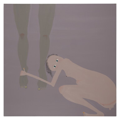 View full screen - View 1 of Lot 89. Woman Kneeling by Feet.