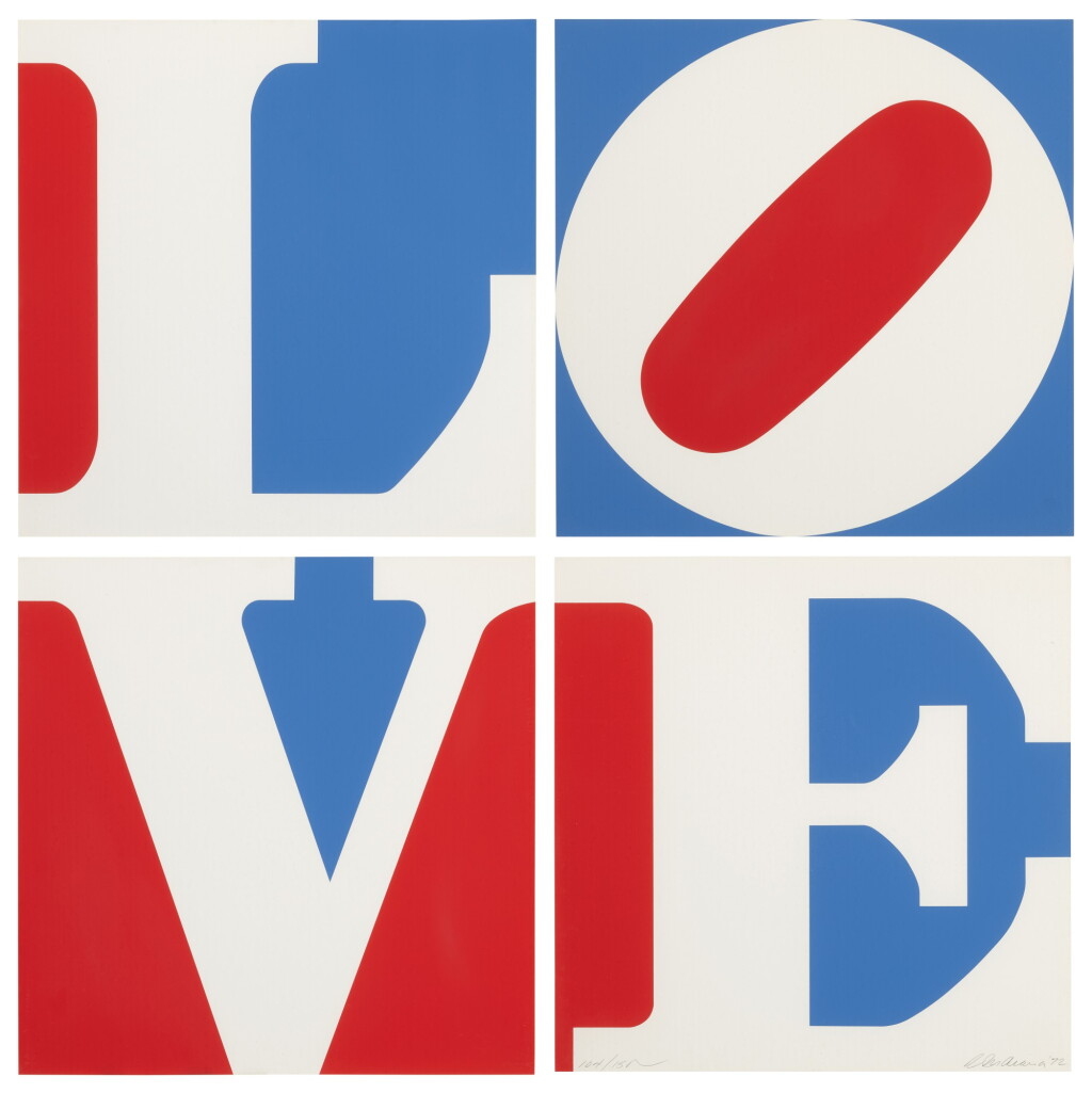 View full screen - View 1 of Lot 35. Four Panel Love (Sheehan 75).