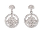 GRAFF | 'GRAFF ICON' PAIR OF DIAMOND PENDENT EARRINGS | 格拉夫 | 'Graff Icon' 鑽石吊耳環一對