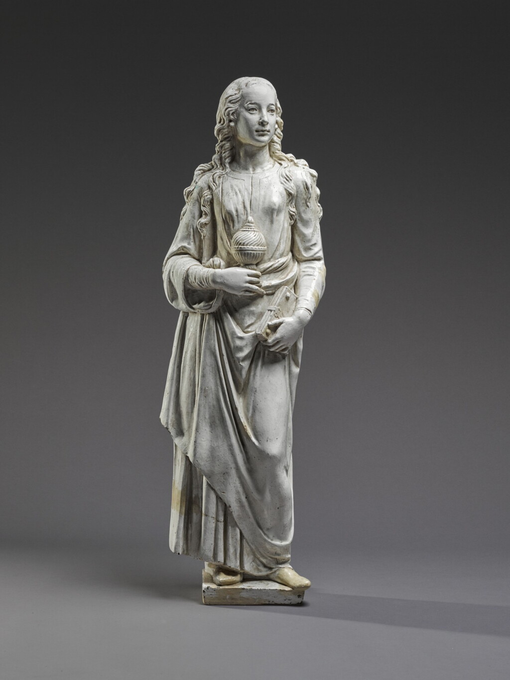 View full screen - View 1 of Lot 37. Manner of Andrea della Robbia (1435-1525), Italian, Florence, probably 19th century | Saint Mary Magdalene.