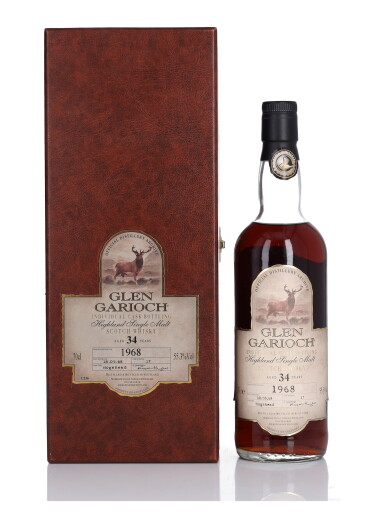 View full screen - View 1 of Lot 45. Glen Garioch 34 Year Old 55.3 abv 1968 (1 BT 70cl).