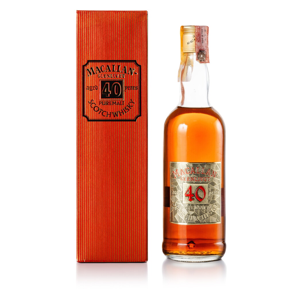 View full screen - View 1 of Lot 32. Macallan-Glenlivet Gordon & MacPhail 40 Year Old 43.0 abv NV (1 BT 75cl).