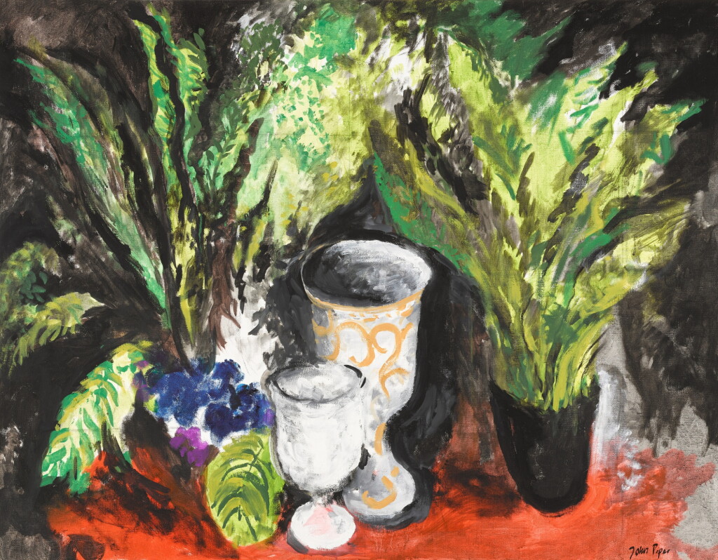 View full screen - View 1 of Lot 475. Two Ferns, Two Pots.